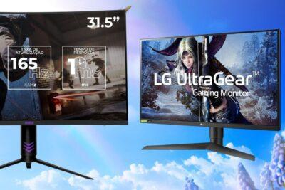 Melhores monitores gamers 2024: comparação Mancer Valak ZX240H vs LG Ultragear