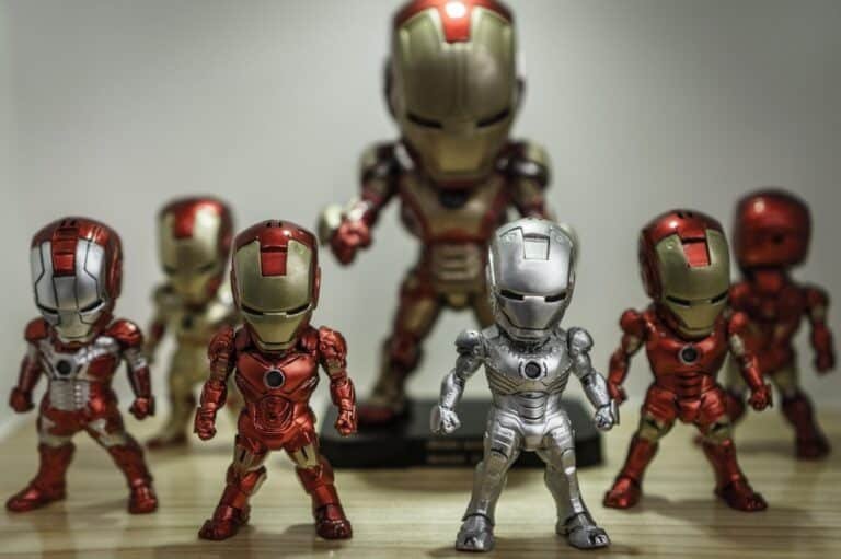 limpar e conservar suas action figures