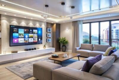 qual a distância para assistir tv de 75 polegadas​