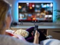 distância para assistir tv