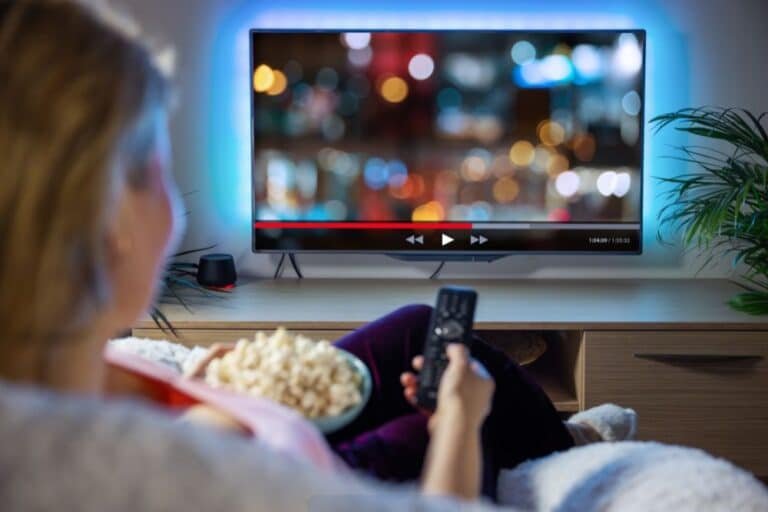 distância para assistir tv